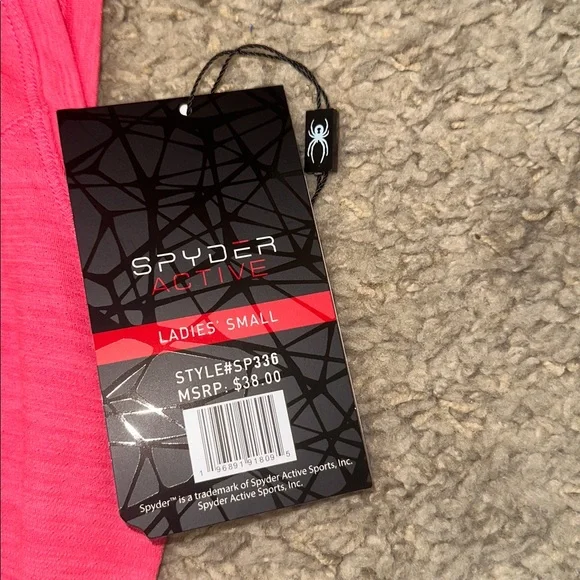 NWT Spyder Ladies’ Sleeveless Pink Shirt (S) - Picture 4 of 5